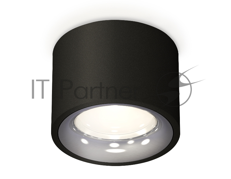 Светильник Ambrella Light XS7511022 SBK/PSL черный песок/серебро полированное MR16 GU5.3 (C7511, N7012)