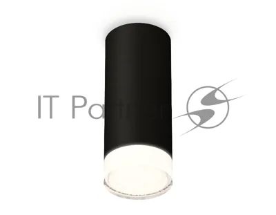 Светильник Ambrella Light XS7443014 SBK/FR/CL черный песок/белый матовый/прозрачный MR16 GU5.3 (C7443, N7160)
