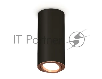 Светильник Ambrella Light XS7443005 SBK/PPG черный песок/золото розовое полированное MR16 GU5.3 (C7443, N7005)