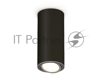 Светильник Ambrella Light XS7443003 SBK/PSL черный песок/серебро полированное MR16 GU5.3 (C7443, N7003)