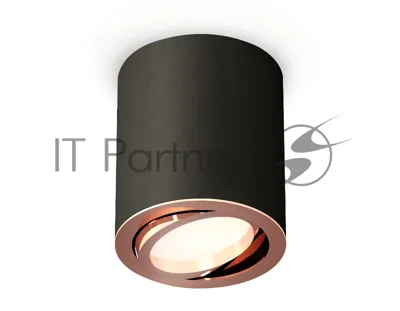 Светильник Ambrella Light XS7422004 SBK/PPG черный песок/золото розовое полированное MR16 GU5.3 (C7422, N7005)