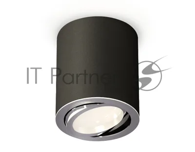 Светильник Ambrella Light XS7422002 SBK/PSL черный песок/серебро полированное MR16 GU5.3 (C7422, N7003)