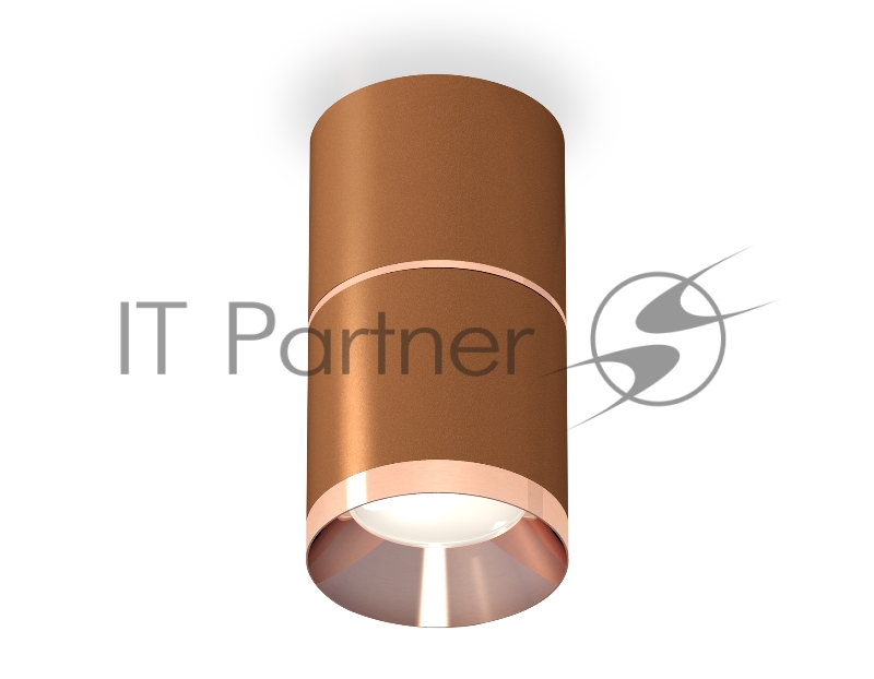 Светильник Ambrella Light XS7404081 SCF/PPG кофе песок/золото розовое полированное MR16 GU5.3 (C7404, A2073, C7404, N7035)
