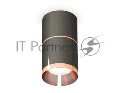 Светильник Ambrella Light XS7403101 DCH/PPG черный хром/золото розовое полированное MR16 GU5.3 (C7403, A2073, C7403, N7035)