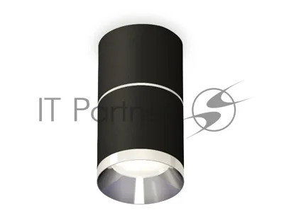 Светильник Ambrella Light XS7402141 SBK/PSL черный песок/серебро полированное MR16 GU5.3 (C7402, A2070, C7402, N7031)
