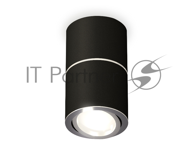 Светильник Ambrella Light XS7402140 SBK/PSL черный песок/серебро полированное MR16 GU5.3 (C7402, A2070, C7402, N7003)
