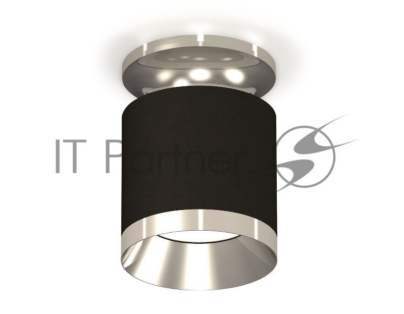 Светильник Ambrella Light XS7402082 SBK/PSL черный песок/серебро полированное MR16 GU5.3 (N7927, C7402, N7032)