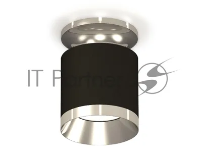 Светильник Ambrella Light XS7402082 SBK/PSL черный песок/серебро полированное MR16 GU5.3 (N7927, C7402, N7032)