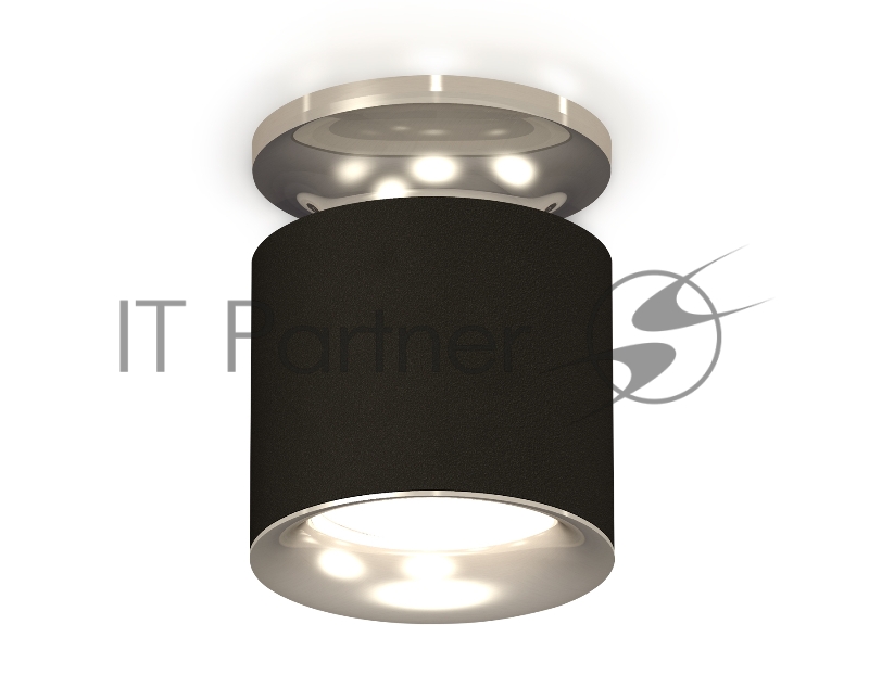 Светильник Ambrella Light XS7402083 SBK/PSL черный песок/серебро полированное MR16 GU5.3 (N7927, C7402, N7012)