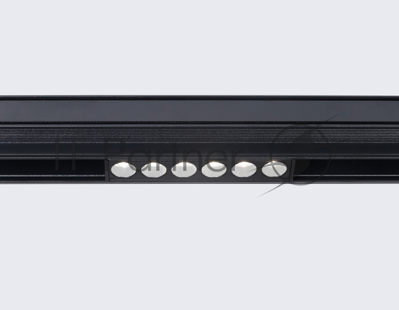 Светильник трековый светодиодный GL4019 BK черный IP20 6W 4200K 48V 24° 115*22*45