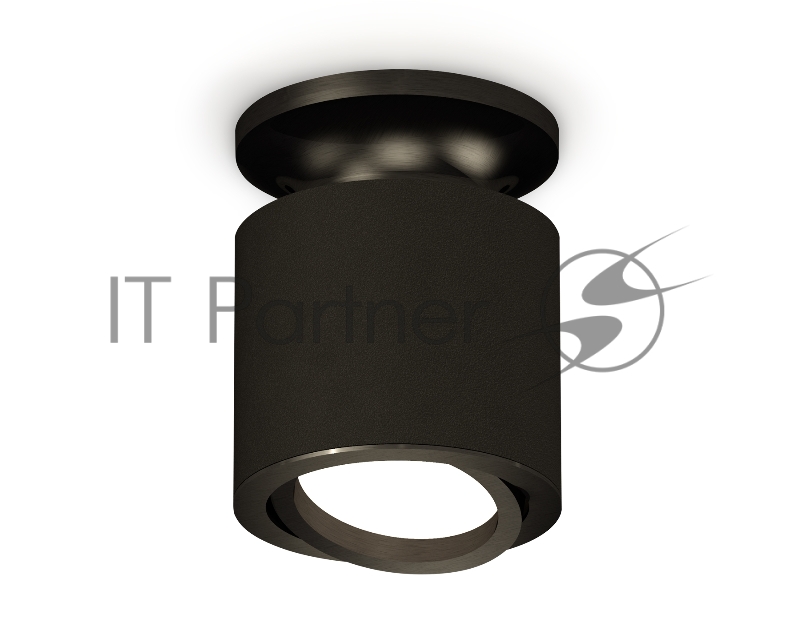 Светильник Ambrella Light XS7402060 SBK/PBK черный песок/черный полированный MR16 GU5.3 (N7926, C7402, N7002)