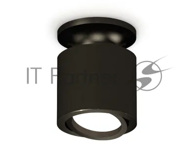 Светильник Ambrella Light XS7402060 SBK/PBK черный песок/черный полированный MR16 GU5.3 (N7926, C7402, N7002)