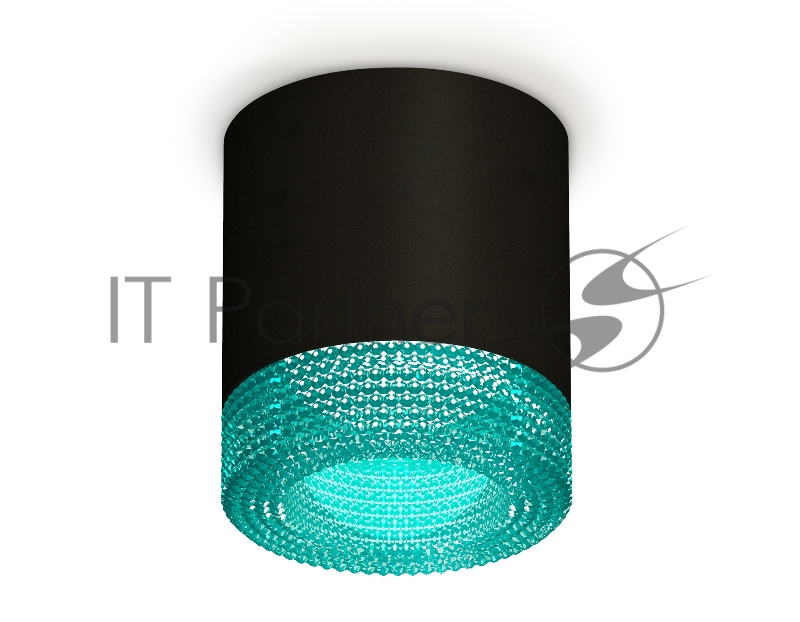 Светильник Ambrella Light XS7402013 SBK/BL черный песок/голубой MR16 GU5.3 (C7402, N7194)
