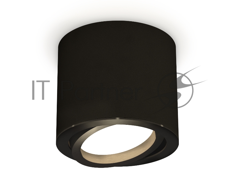 Светильник Ambrella Light XS7402001 SBK/PBK черный песок/черный полированный MR16 GU5.3 (C7402, N7002)