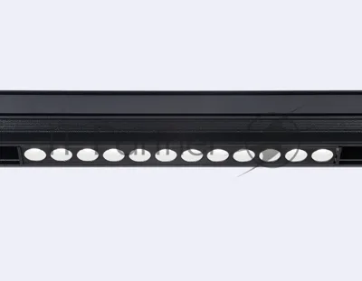 Светильник трековый светодиодный GL4024 BK черный IP20 12W 4200K 48V 24° 220*22*45