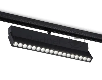 Светильник трековый светодиодный GL4081 BK черный 18W 4200K 48V 24° 325x22x45