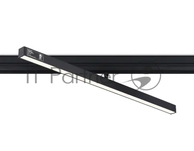 Светильник трековый светодиодный GL4206 BK черный IP20 24W 4200K 48V 605x22x45