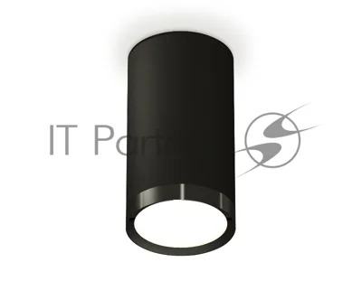Светильник Ambrella Light XS8162001 SBK/PBK черный песок/черный полированный GX53 (C8162, N8113)
