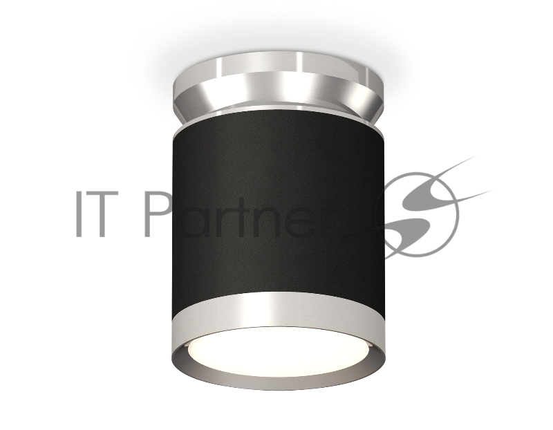 Светильник Ambrella Light XS8142025 SBK/PSL черный песок/серебро полированное GX53 (N8904, C8142, N8118)