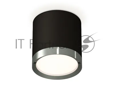 Светильник Ambrella Light XS8142006 SBK/PPH черный песок/графит полированный GX53 (C8142, N8133)