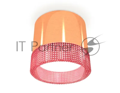 Светильник Ambrella Light XS8122022 PPG/PI золото розовое полированное/розовый GX53 (C8122, N8486)