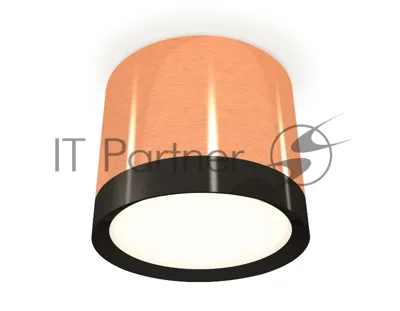 Светильник Ambrella Light XS8122001 PPG/PBK золото розовое полированное/черный полированный GX53 (C8122, N8113)