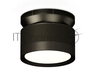 Светильник Ambrella Light XS8102050 SBK/PBK черный песок/черный полированный GX53 (N8902, C8102, N8113)
