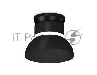 Светильник Ambrella Light XS8102051 SBK/PBK/CL черный песок/черный полированный/прозрачный GX53 (N8902, C8102, N8141)