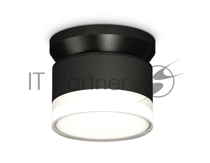 Светильник Ambrella Light XS8102052 SBK/FR/CL черный песок/белый матовый/прозрачный GX53 (N8902, C8102, N8399)