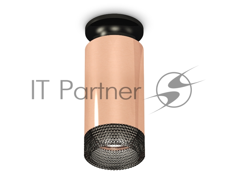 Светильник Ambrella Light XS6326102 PPG/PBK/BK золото розовое полированное/черный полированный/тонированный MR16 GU5.3