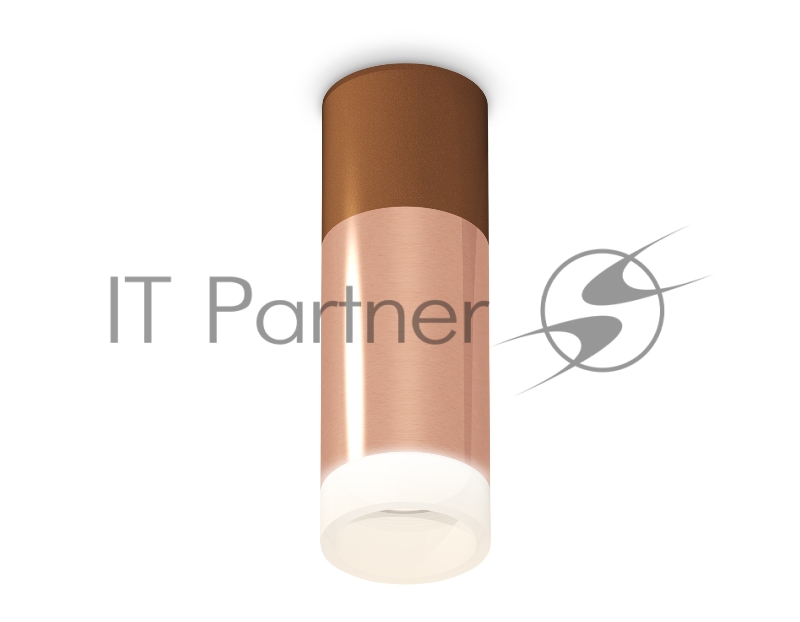 Светильник Ambrella Light XS6326062 PPG/SCF/FR золото розовое полированное/кофе песок/белый матовый MR16 GU5.3