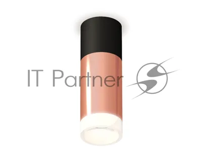Светильник Ambrella Light XS6326042 PPG/SBK/FR золото розовое полированное/черный песок/белый матовый MR16 GU5.3