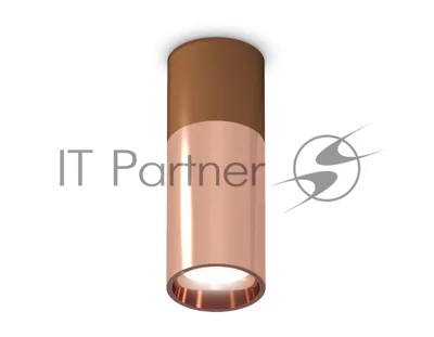 Светильник Ambrella Light XS6326060 PPG/SCF золото розовое полированное/кофе песок MR16 GU5.3 (C6304, C6326, A2010, N6114)