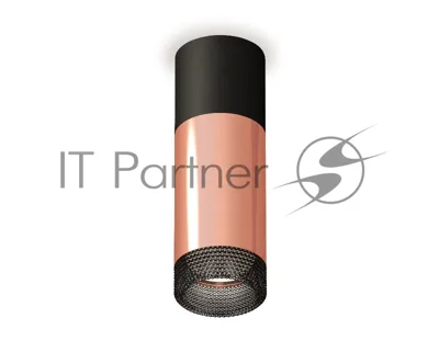 Светильник Ambrella Light XS6326041 PPG/SBK/BK золото розовое полированное/черный песок/тонированный MR16 GU5.3