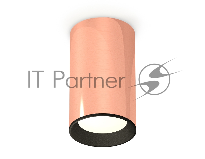 Светильник Ambrella Light XS6326002 PPG/SBK золото розовое полированное/черный песок MR16 GU5.3 (C6326, N6102)