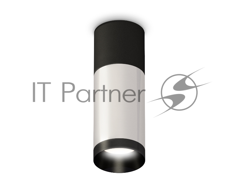 Светильник Ambrella Light XS6325060 PSL/SBK/PBK серебро полированное/черный песок/черный полированноый MR16 GU5.3