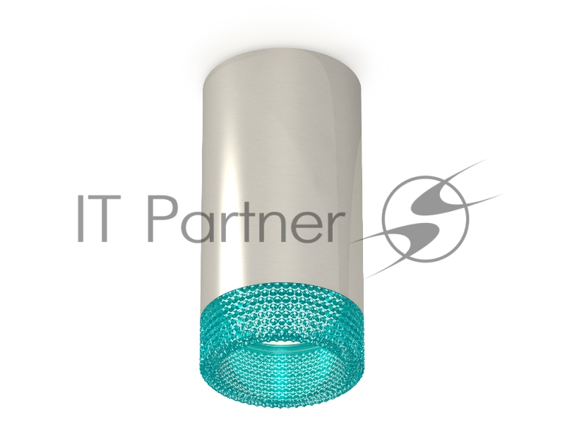 Светильник Ambrella Light XS6325021 PSL/BL серебро полированное/голубой MR16 GU5.3 (C6325, N6153)