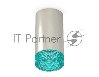 Светильник Ambrella Light XS6325021 PSL/BL серебро полированное/голубой MR16 GU5.3 (C6325, N6153)