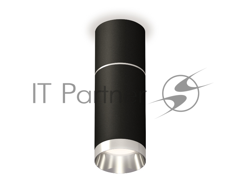 Светильник Ambrella Light XS6323060 SBK/PSL черный песок/серебро полированное MR16 GU5.3 (C6302, A2060, C6323, N6132)