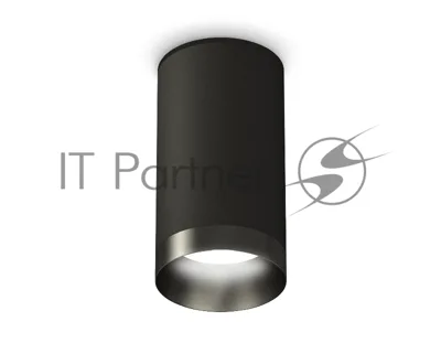 Светильник Ambrella Light XS6323021 SBK/PBK черный песок/черный полированный MR16 GU5.3 (C6323, N6131)