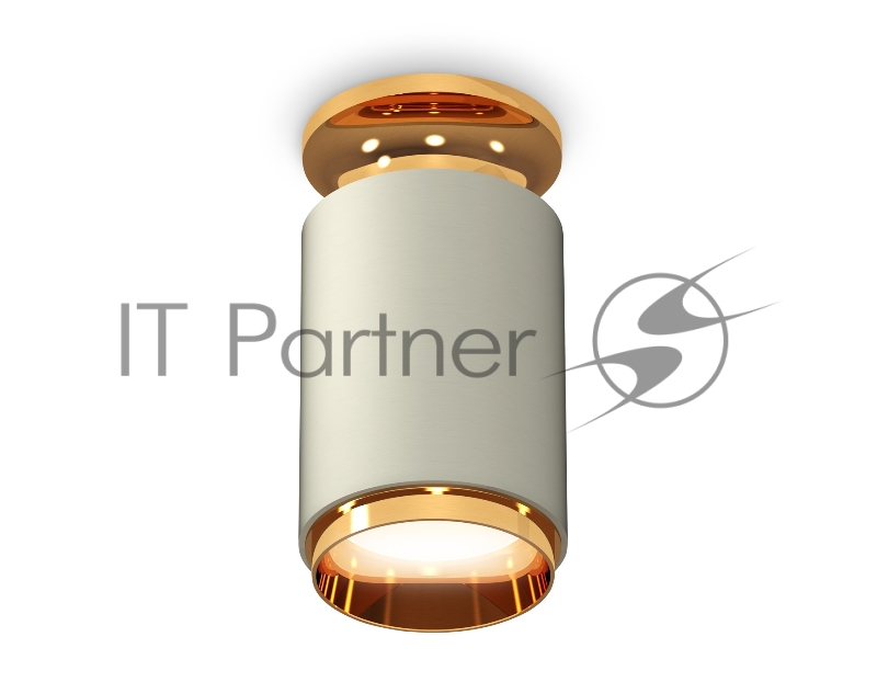 Светильник Ambrella Light XS6314121 SGR/PYG серый песок/золото желтое полированное MR16 GU5.3 (N6905, C6314, N6124)