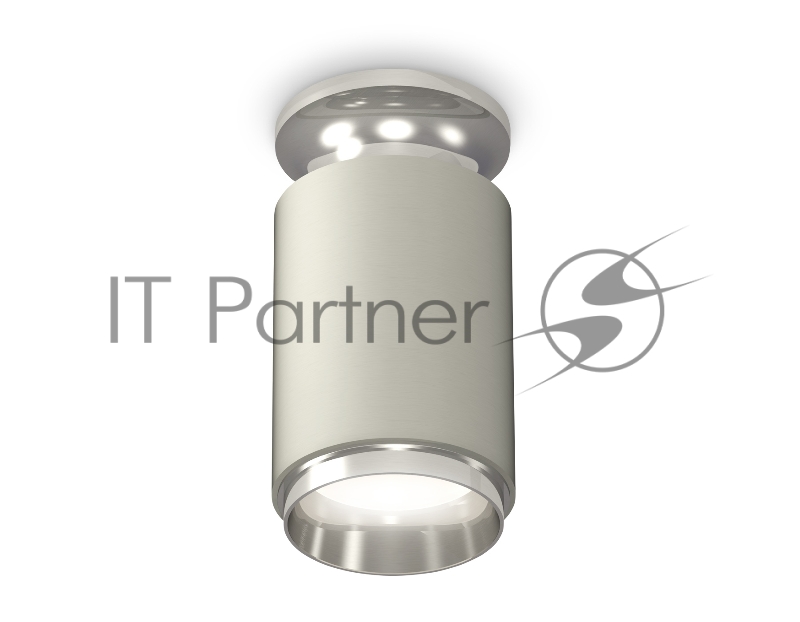 Светильник Ambrella Light XS6314100 SGR/PSL серый песок/серебро полированное MR16 GU5.3 (N6903, C6314, N6122)