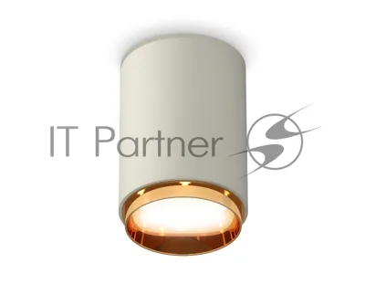 Светильник Ambrella Light XS6314024 SGR/PYG серый песок/золото желтое полированное MR16 GU5.3 (C6314, N6124)