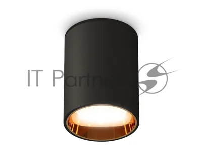 Светильник Ambrella Light XS6313023 SBK/PYG черный песок/золото желтое полированное MR16 GU5.3 (C6313, N6113)