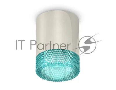 Светильник Ambrella Light XS6305011 PSL/BL серебро полированное/голубой MR16 GU5.3 (C6305, N6153)