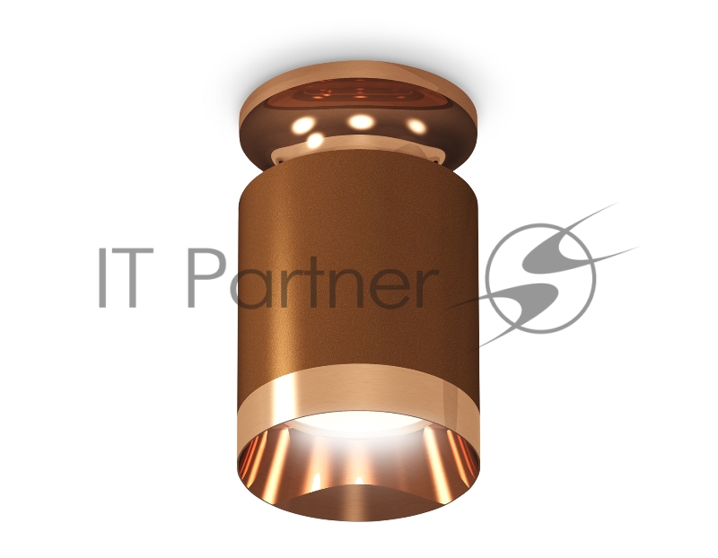 Светильник Ambrella Light XS6304150 SCF/PPG кофе песок/золото розовое полированное MR16 GU5.3 (N6906, C6304, N6135)