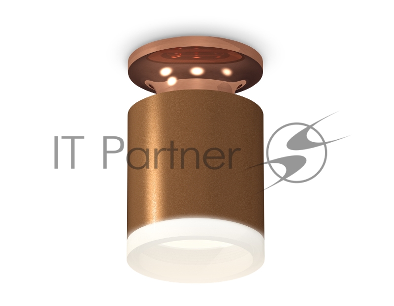 Светильник Ambrella Light XS6304152 SCF/PPG/FR кофе песок/золото розовое полированное/белый матовый MR16 GU5.3