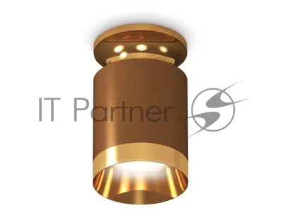 Светильник Ambrella Light XS6304130 SCF/PYG кофе песок/золото желтое полированное MR16 GU5.3 (N6905, C6304, N6134)