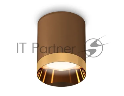 Светильник Ambrella Light XS6304011 SCF/PYG кофе песок/золото желтое полированное MR16 GU5.3 (C6304, N6134)