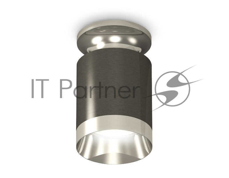 Светильник Ambrella Light XS6303101 DCH/PSL черный хром/серебро полированное MR16 GU5.3 (N6903, C6303, N6132)